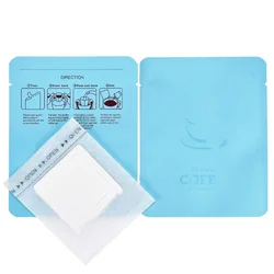 Accept Custom Order Aluminum Foil Small Coffee Pouch Three Side Sealed Drip Coffee Bag