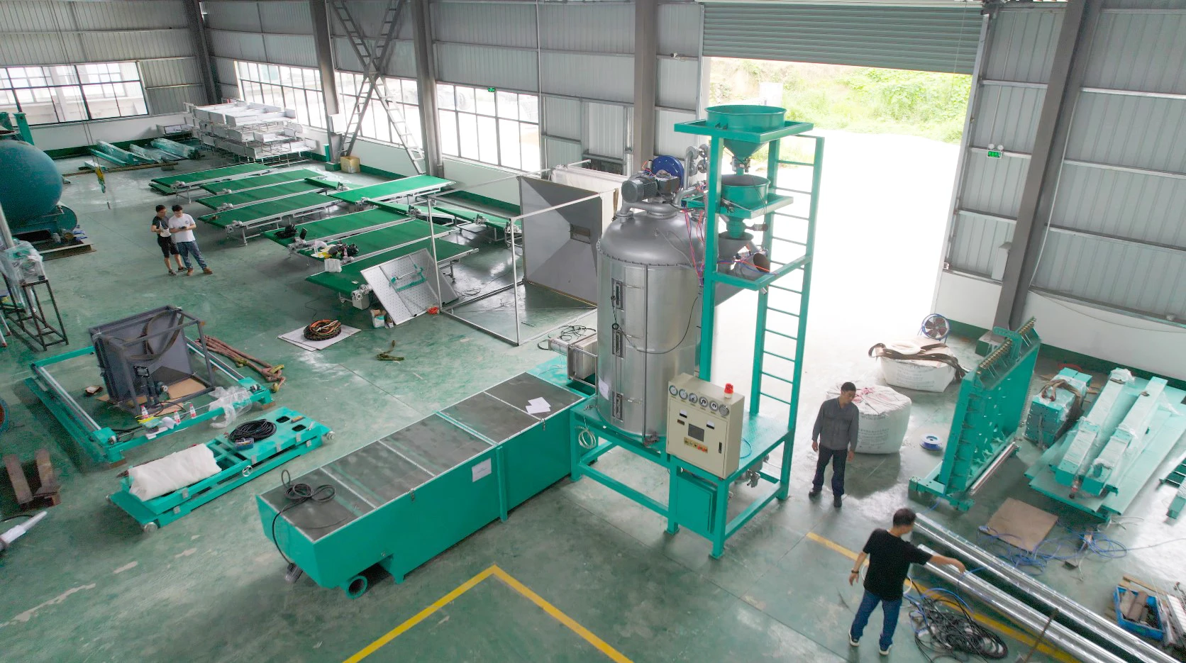 Foam machinery polystyrene eps pre-expander machine expanded polystyrene production lines