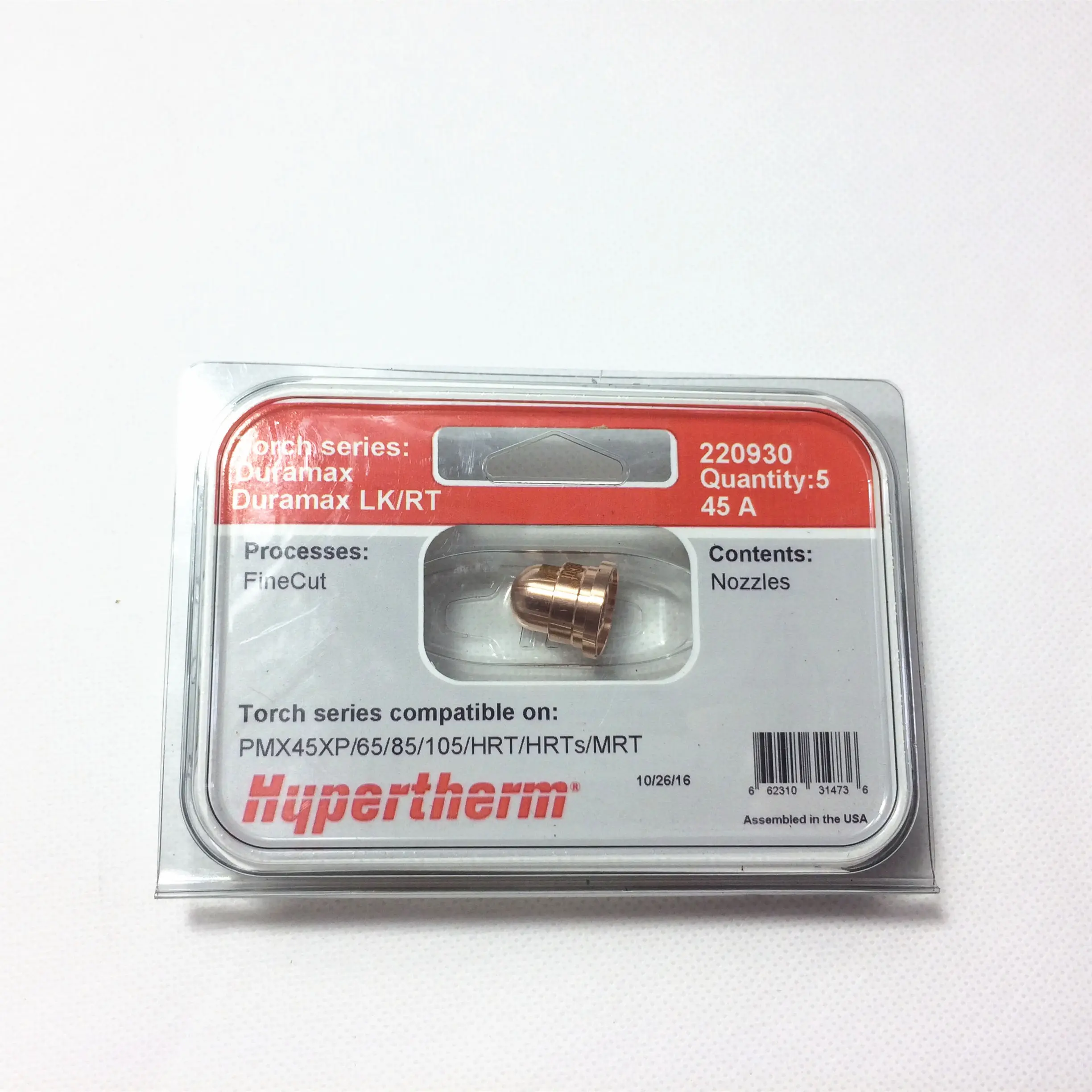 Plasma Consumables Plasma Cutter Electrode Nozzle 220193 For Plasma Cutting