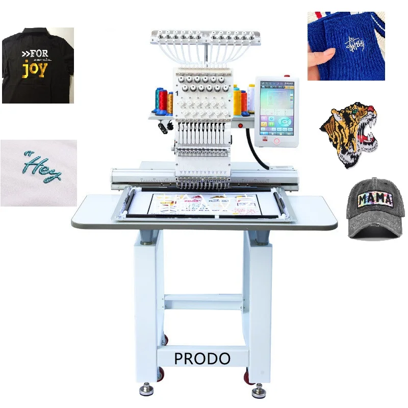 PRODO  best servise cap embroidery machine Computerized embroidery machine clothes single head Embroidery machine