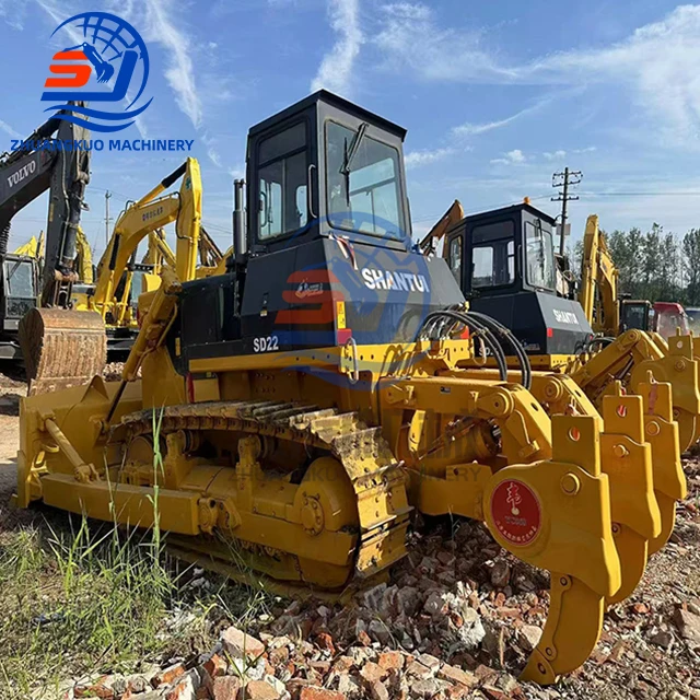 Used Shantui Sd22 Crawler Bulldozer 23 Tons Original  multifunction Bulldozer Sd16 Sd22 Sd32 Low-priced For Sale