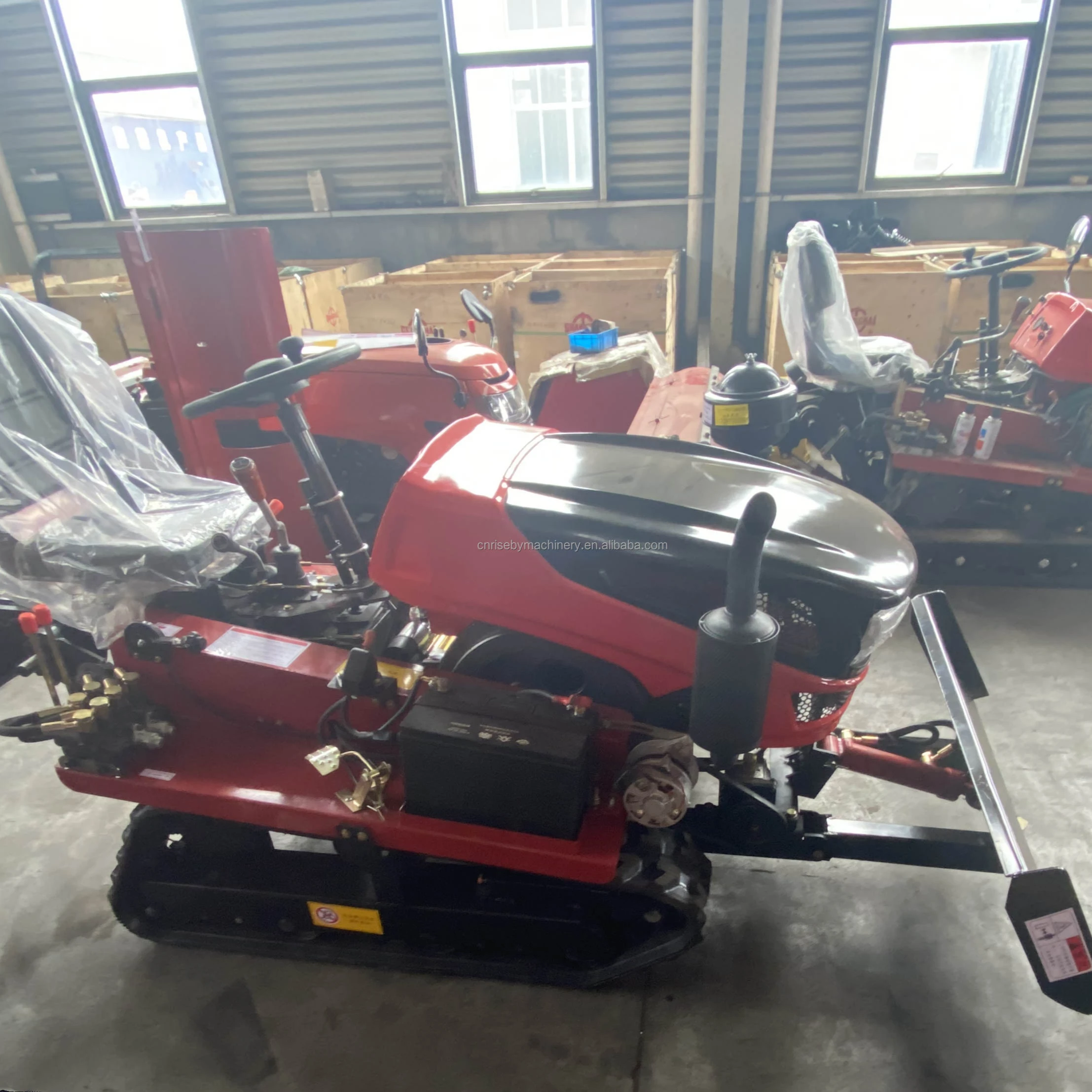 farm working tools rubber crawler pto tiller mower tractors