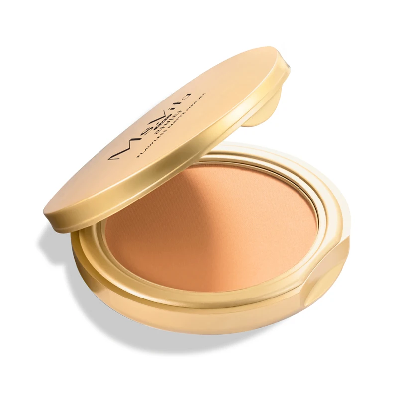 
Professional design for dark skin flawless face matte oil control pressed setting black foundation powder 