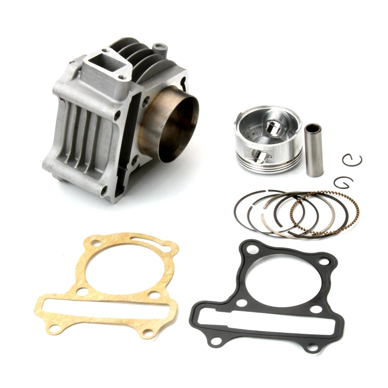 Scooter 60cc 80cc 100cc 110cc Big Bore Racing Cylinder Kit For Peugeot Kymco SYM GY6 50cc 139QMB 44mm 47mm 50mm 52mm 4T Engine