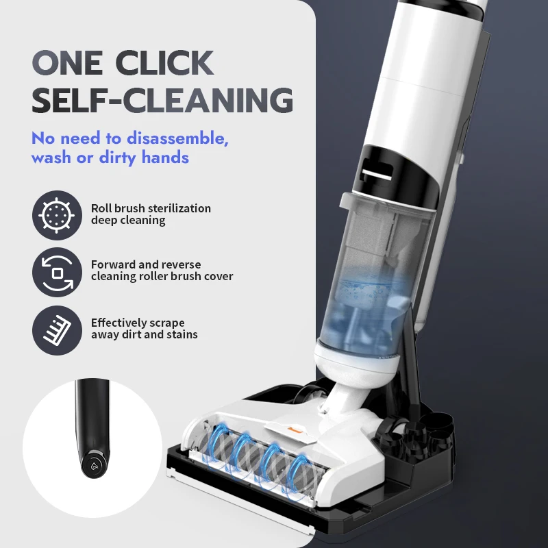 Best Clean OEM Manufacture Power Suction Vacuum Cleaner with mop Cordless Wireless Wet and Dry Floor Care Washer Vacuum Cleaners