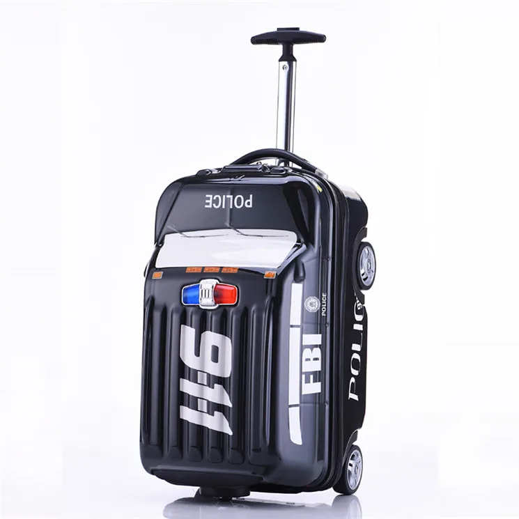 Portable Children Travel Suitcase Shape Trailers Kinds For Scooter Luggage Cart
