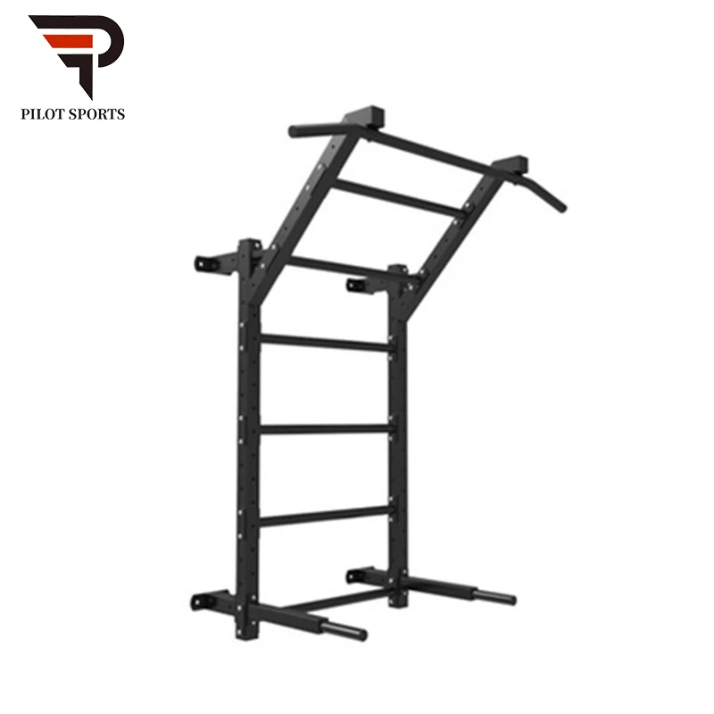 Multifunctional Wall Mounted Pull Up Bar Chin Up bar Dip Station for Indoor Home Gym Workout, Power Tower Set Training Equipment