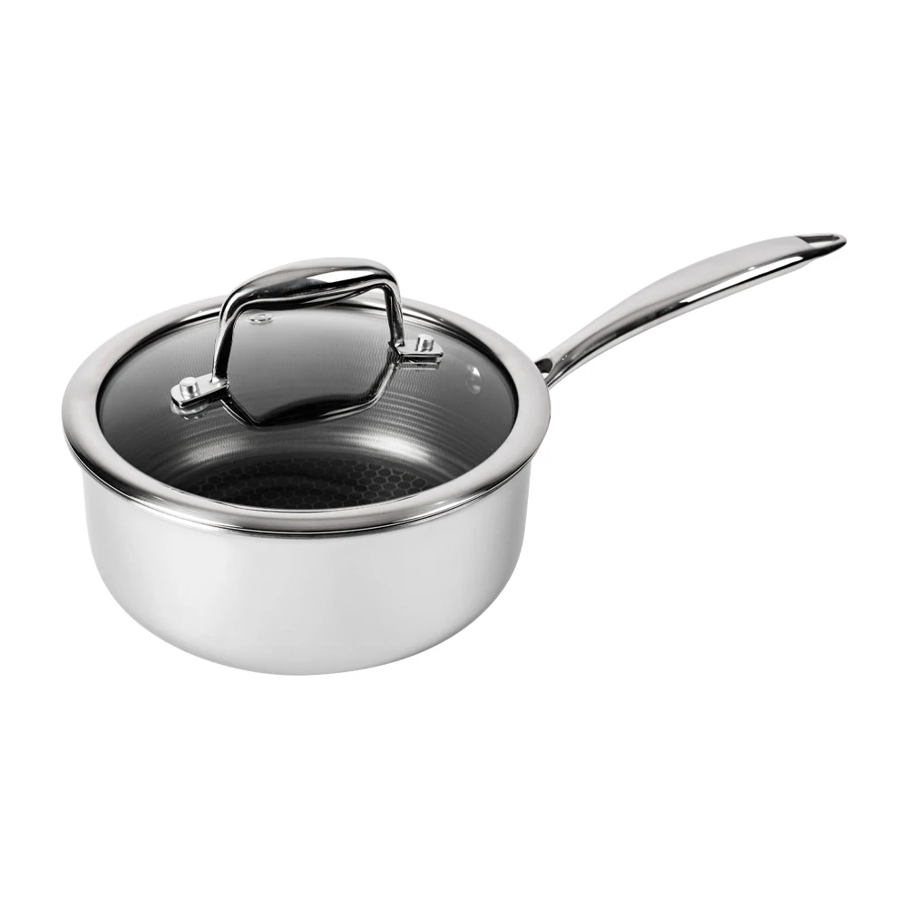 Smartpan Stainless steel 304 Honeycomb 26cm frying pan Triply Cooker cooking fry pan