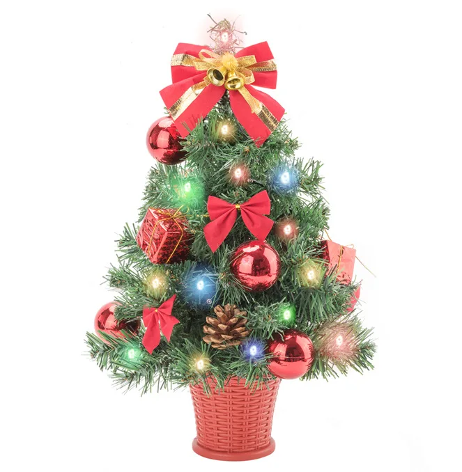 Wholesale Lighted Christmas Tree Indoor Holiday Artificial Tree Various Decorations