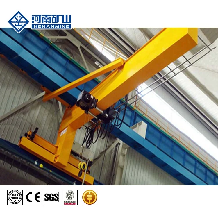 Good quality high technical 3t electric rotation wall traveling slewing crane