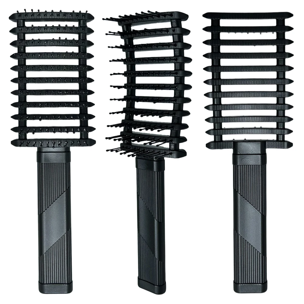 2024 New Arrival Scalp Massage Comb Curl Defining Vented Brush for Women Curly Hair