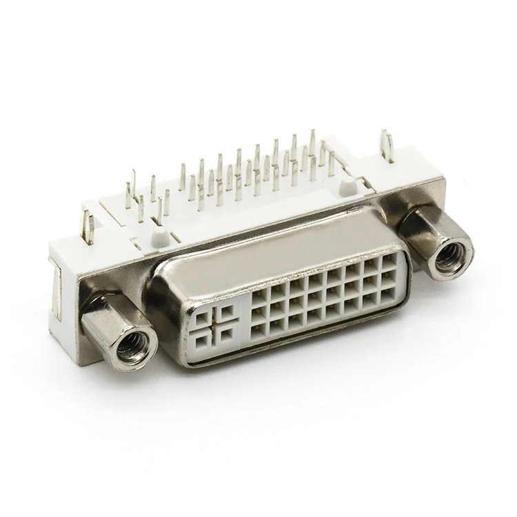 29Pin Right Angle DVI Female 24+5Pin Connector DVI Right Angle Connector