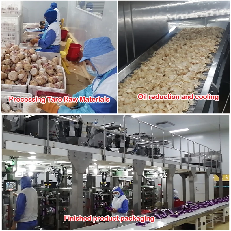 wholesale snack  70g salt and pepper flavor vegetable chips snacks exotic snacks taro chips potato chips