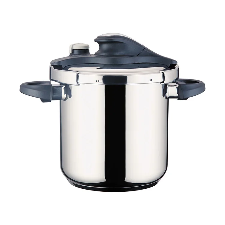 Preferred factory commercial steel pressure cooker 6L gas presser cooker stainless steel use for gas and induction cooker