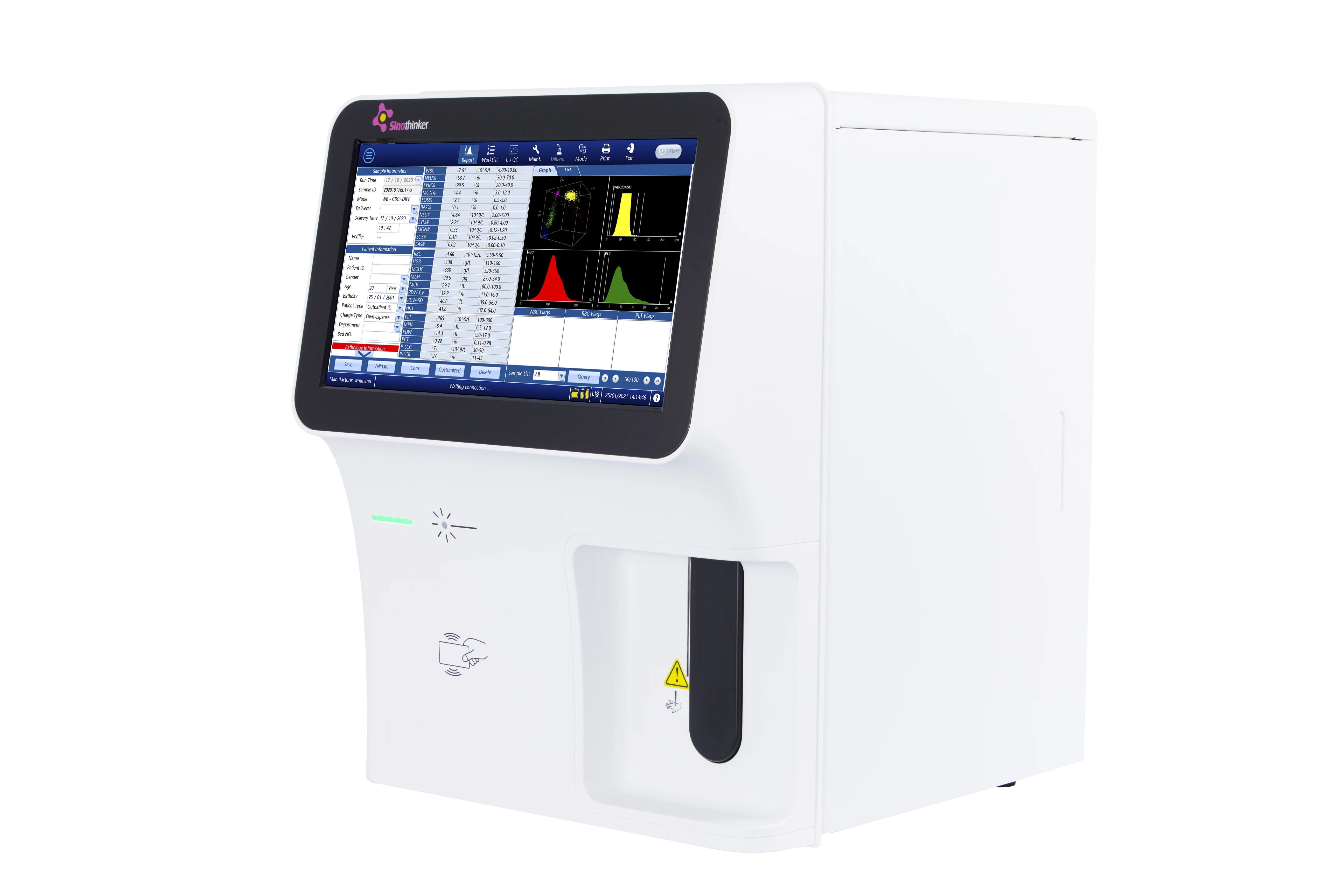 Гематологический анализатор Sinothinker 5 частей diff для