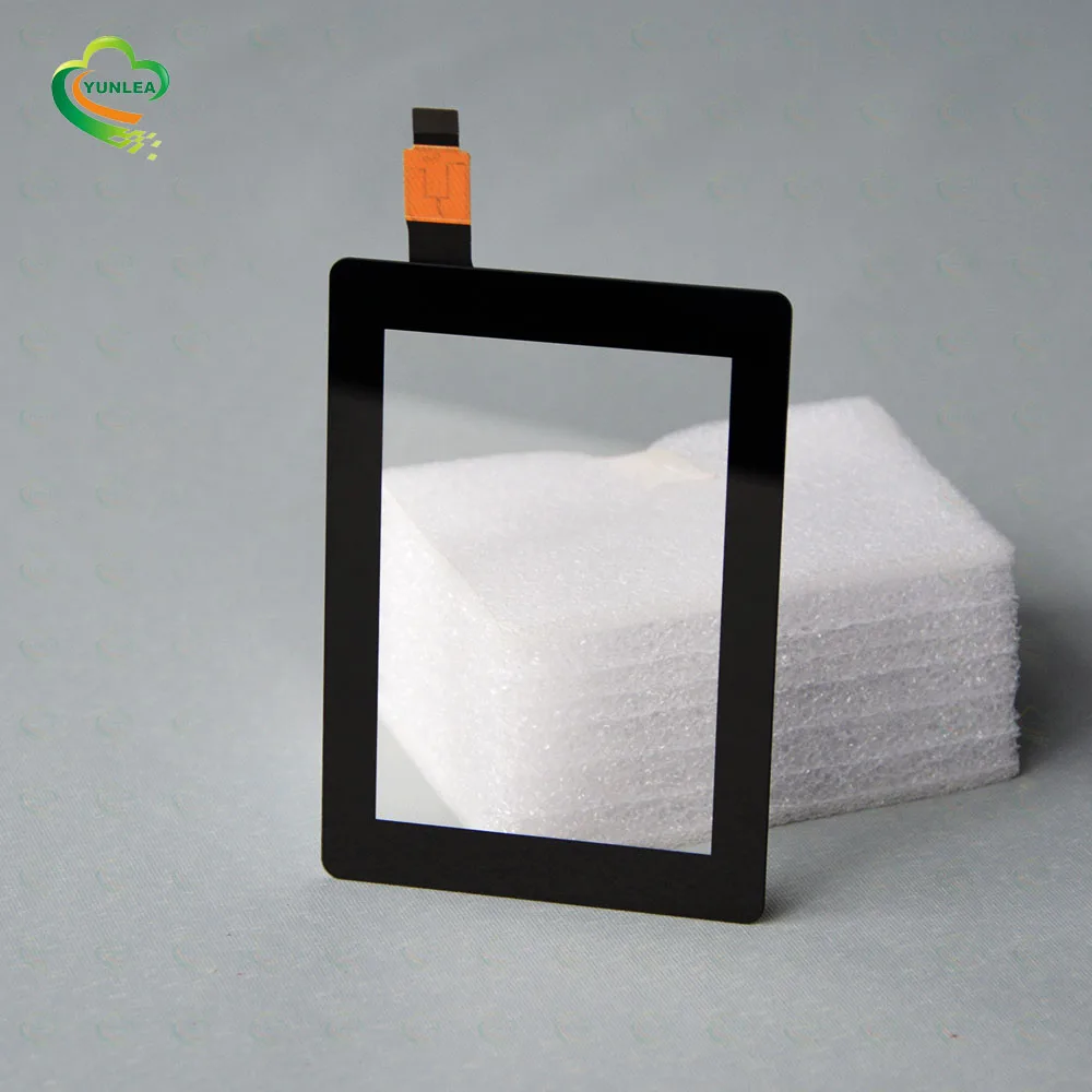 Yunlea manufacturer 3.5 inch capacitive touch ITO foil film with tempered glass