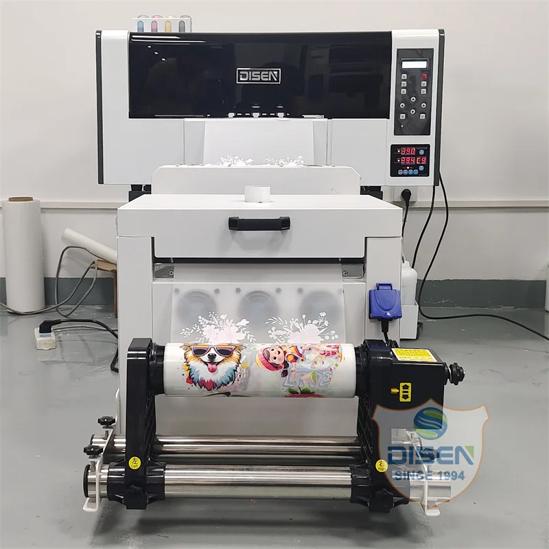 Multifunction Digital A3 30cm I1600 XP600 Heads Fast Speed Heat Transfer Garment Hoodie Shoes Canvas Bag DTF PET Film Printer