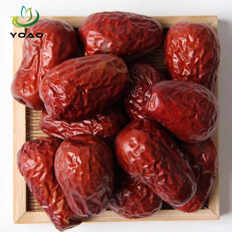 Factory Supply Sweet Taste Dried Red Dates Natural Dried Big Red Jujube Dates High Quality Fruit Tea in Bulk