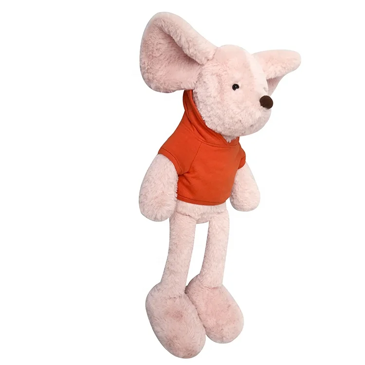 Wholesale pink stuffed plush animal kids baby soft toys rat doll toy mouse