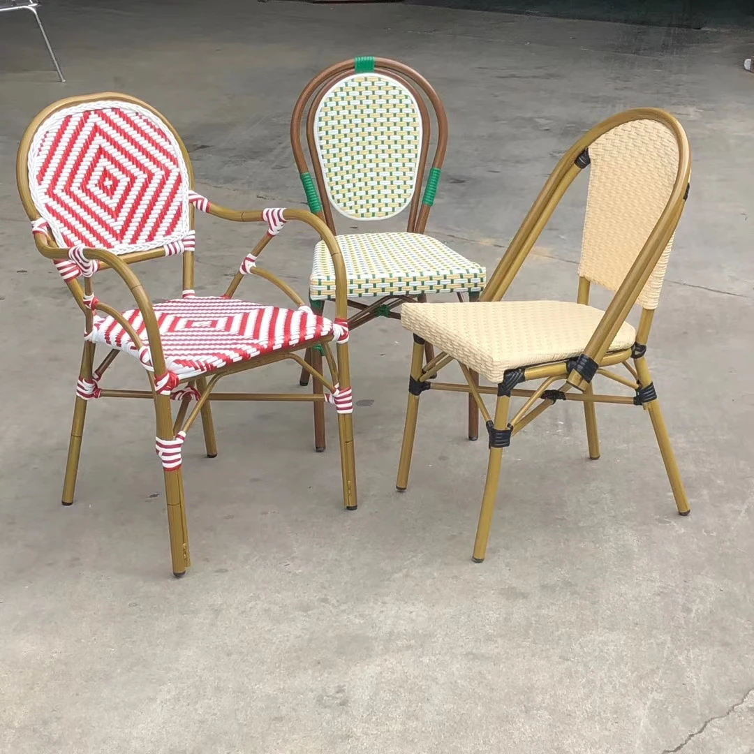 (SP-OC356) 2021 новый дизайн Patio из искусственного ротанга алюминиевый открытый стул для сада