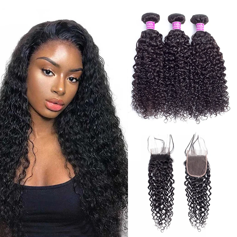 
IWEAR kinky curly cheap malaysian hair waves bulk peruvian virgin brazilian grade 10a straight wig remy bundle with closure 