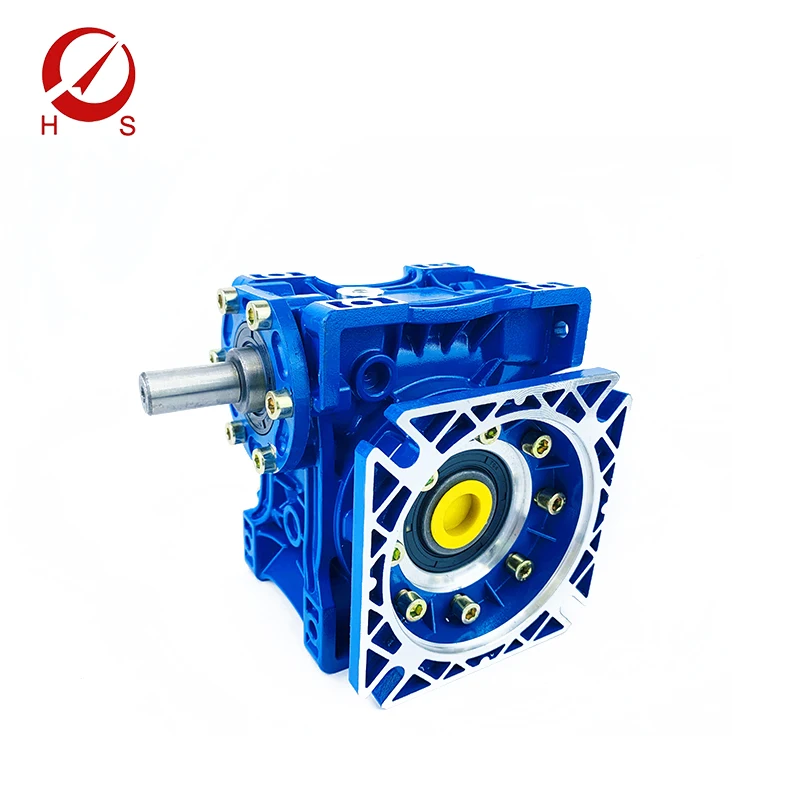 Output Flange mounted industrial NRV Series Hollow Shaft Worm Reduction Gearbox