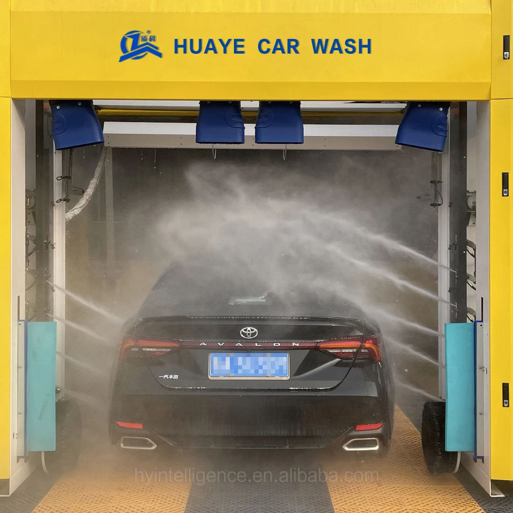 Hot selling LM 360 fully automatic brushless touchless car washing machine automatic car wash machine price with air dryer