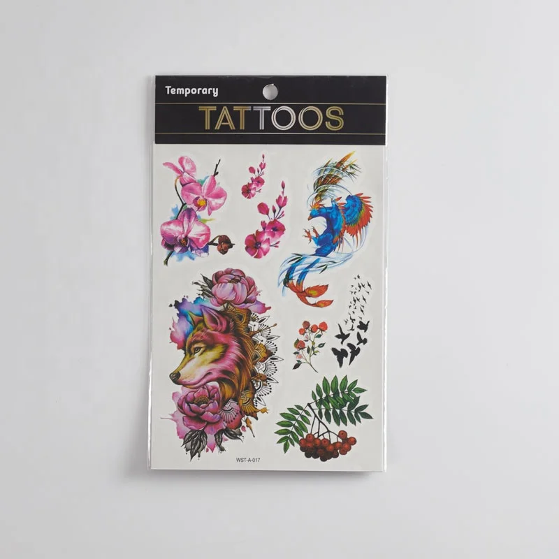 Wholesale Non-toxic Kids tattoo sticker temporary kids stickers tattoos for christmas