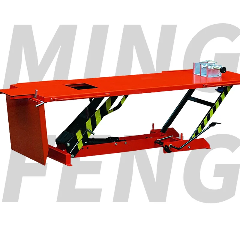 mingfeng manual hydraulic motorcycle lift table