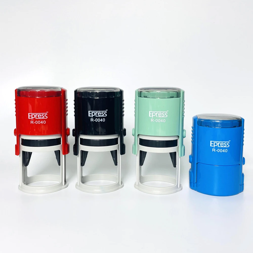 Making Machine 40 mm Round Shiny Stamp Personalized Company Custom Stamp Seal Self Inking