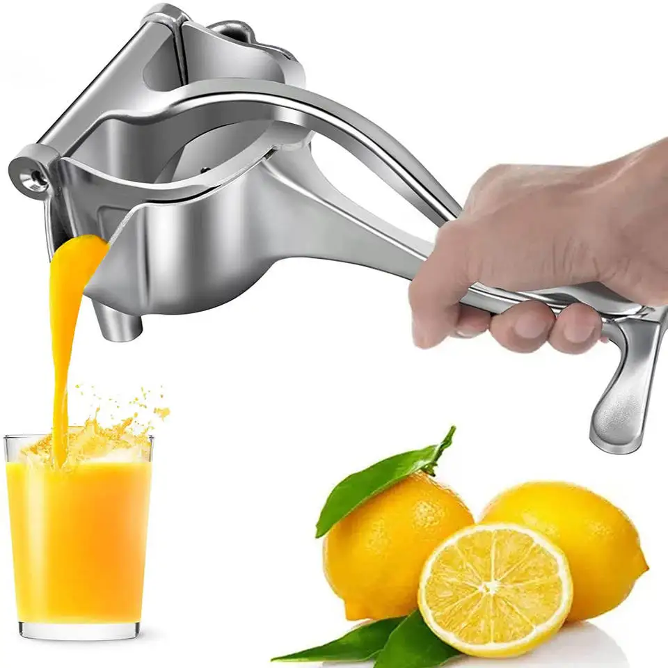 New Home And Kitchen Accessories Manual Metal Fruit Juicer Citrus Lemon Squeezer Hand Stainless Steel Lemon Squeezer
