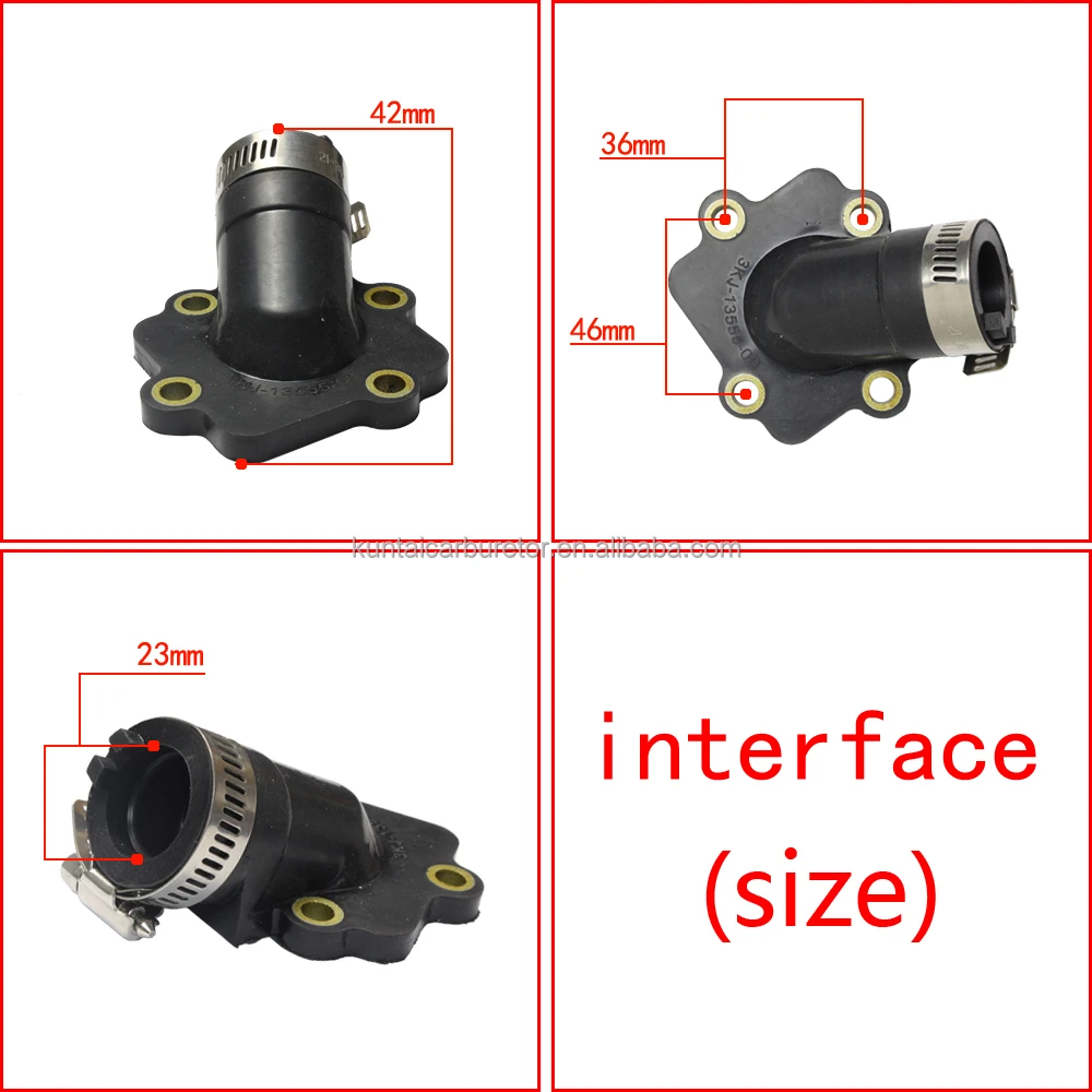 Carburetor Intake Manifold For Yamaha Jog 3kj JogRR YQ50 YN50 CS50 CS50Z Cy50 CY50K NEOS AEROX MALAGUTI 50 FIREFOX 50 ZUMA 50