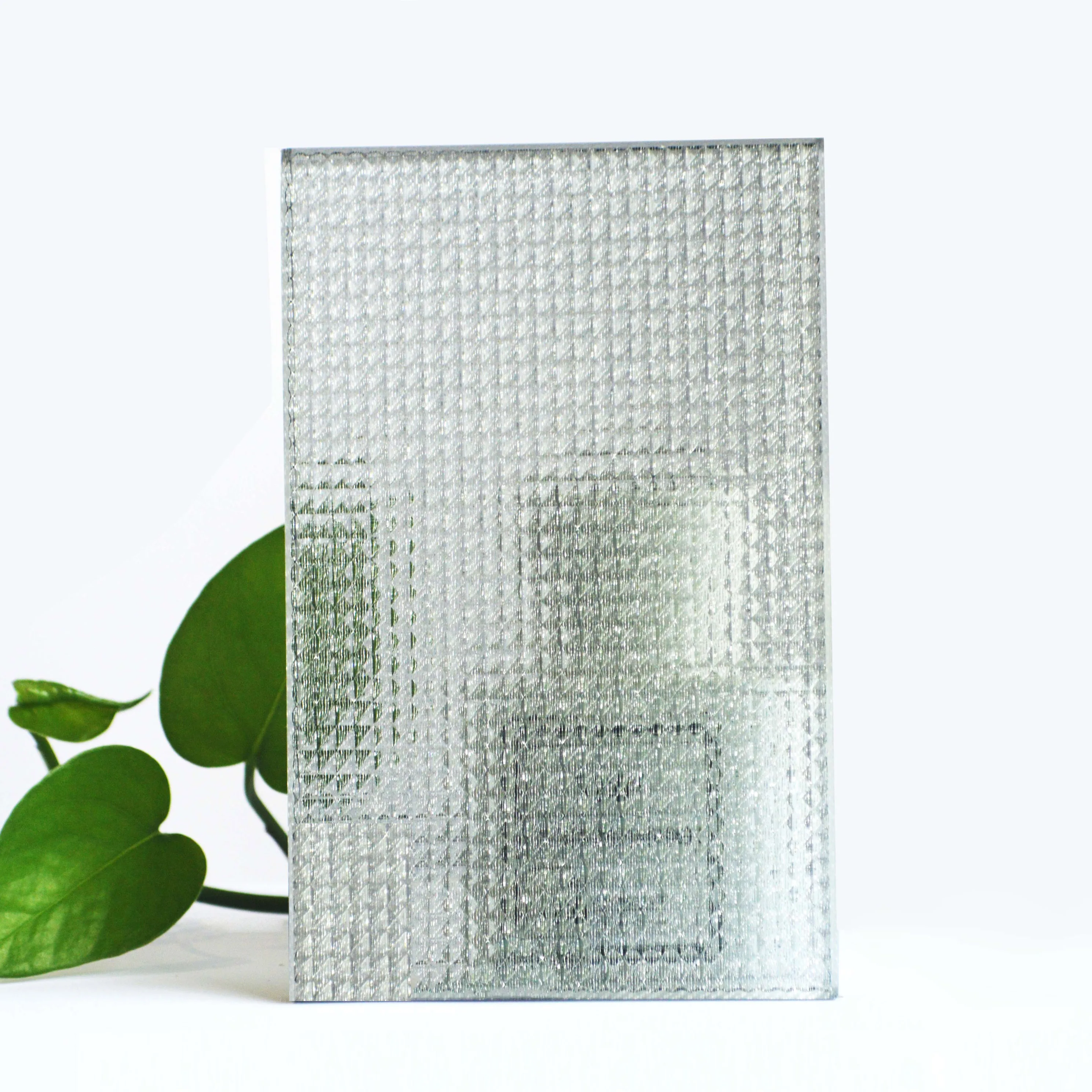 Wired Glass Wall Decoration Size Custom 6mm 8mm 10mm Color Transparent Wired Glass