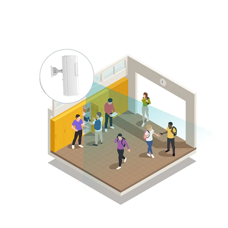 Thingoo MSP01 pir sensor alarm sirene nir infrared sensor Exhibits Tracking & Protection sensor