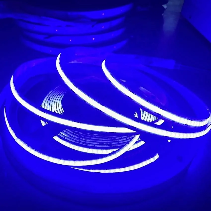 Уличное украшение высокого качества 12 в 24 В 576 светодиодов/м IP20 IP67 IP68 RGB COB умная Светодиодная лента