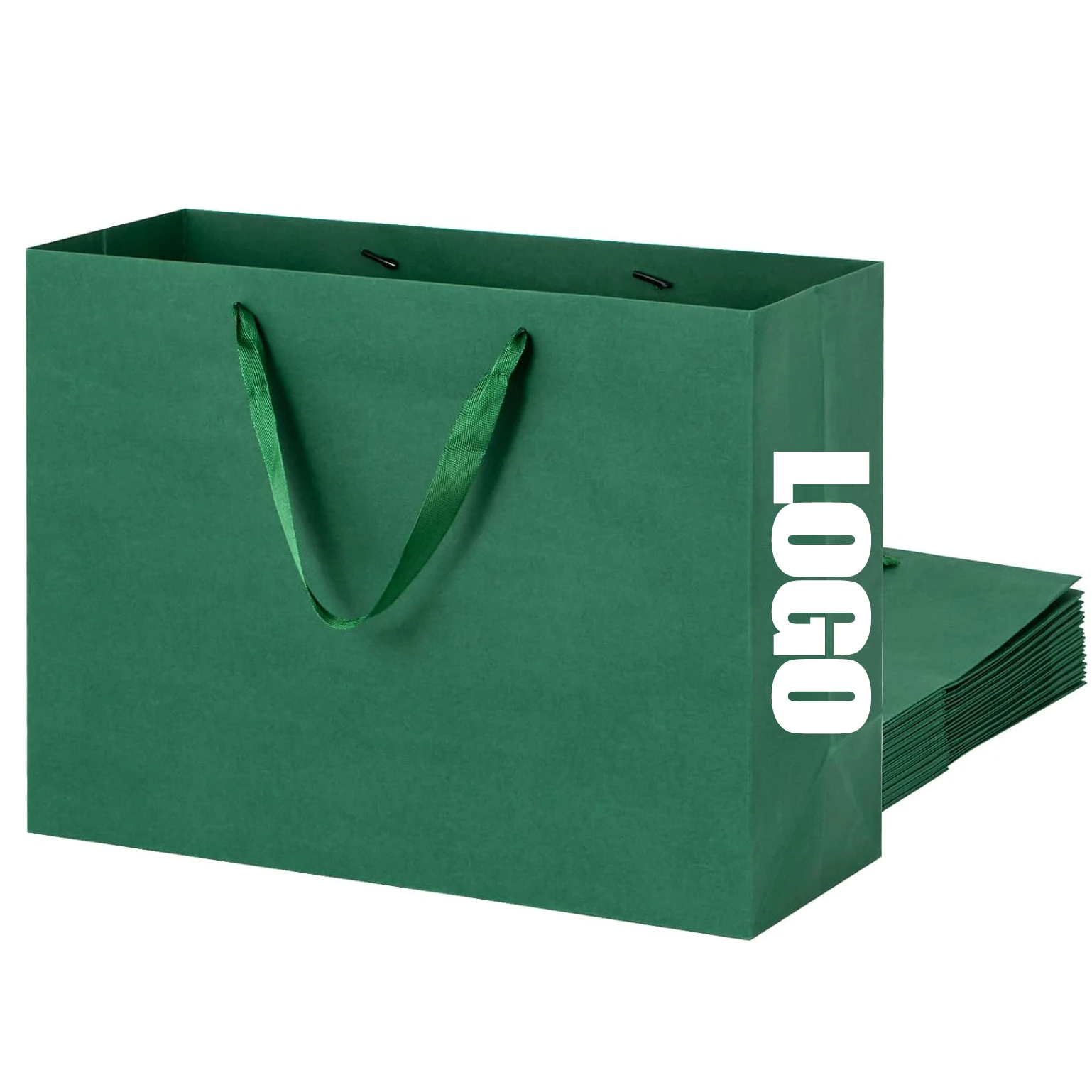 Boutique Craft gift Printed Custom Logo Clothing Shopping Jewelry Packaging Factory reasonable price kraft paper bags wholesale