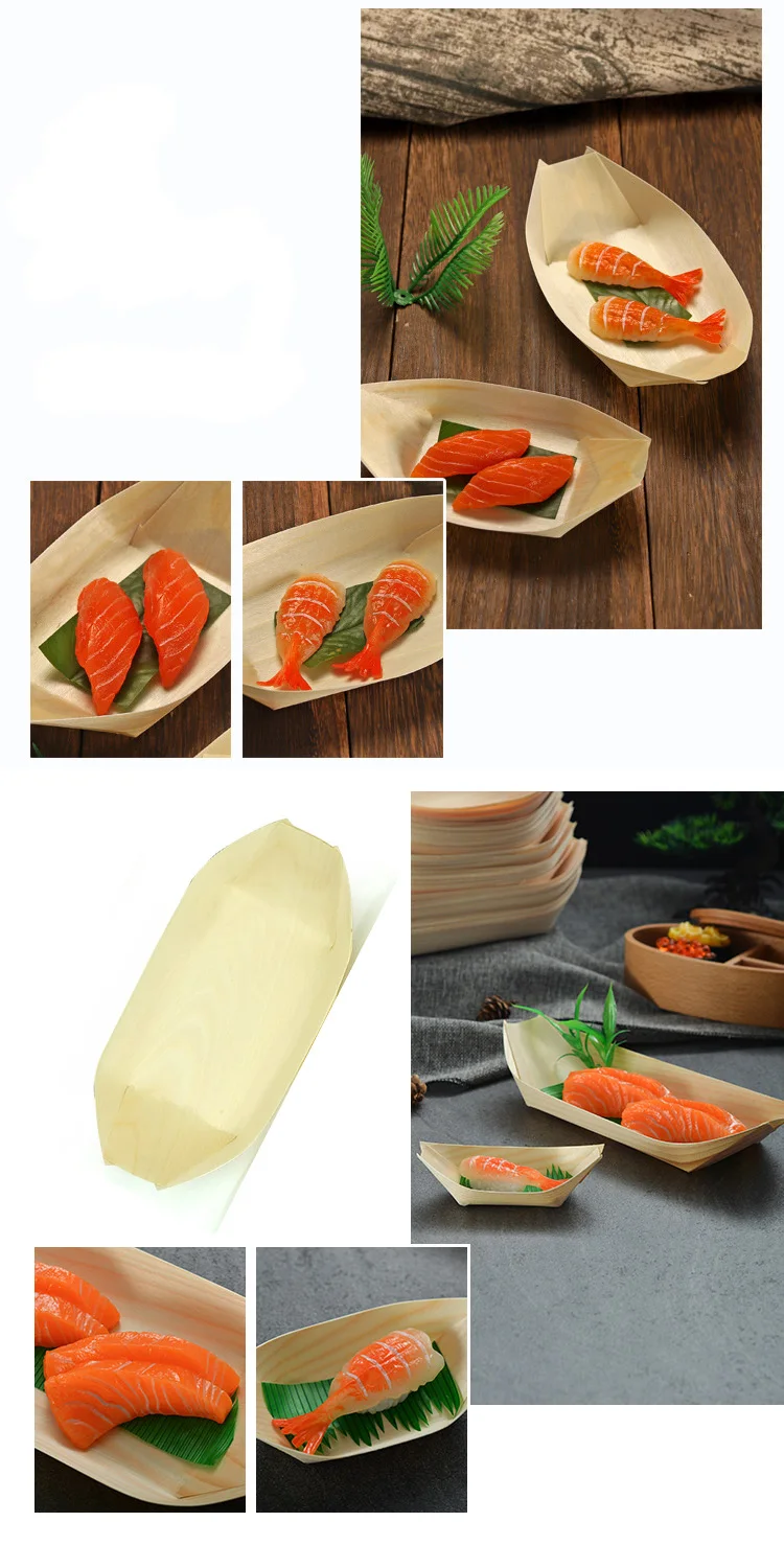 Food Container Sushi Boat Serving Tray