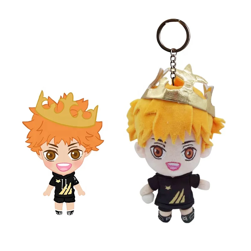 Manufacture Mini 6Cm Animal Custom mini Plush Doll Toy Keychain plush dolls keychain