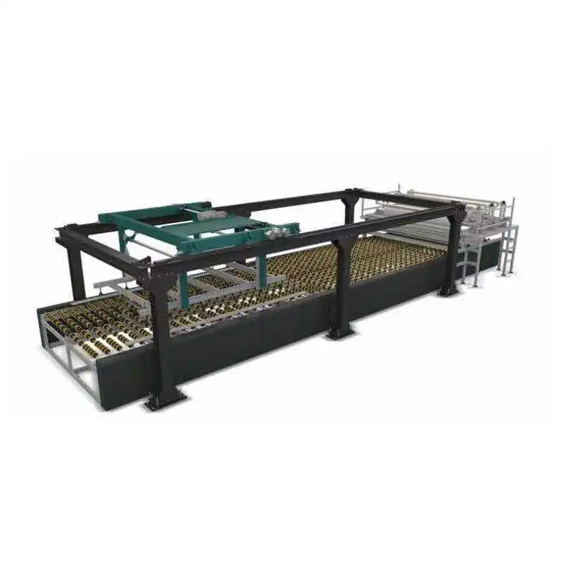 flat glass production line high speed smart double edging machine production line