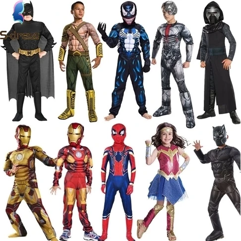 2022 HOT  superhero halloween costume for kids!!NEW