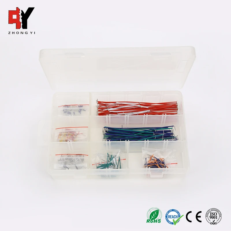 Макетная плата без пайки, набор медных перемычек