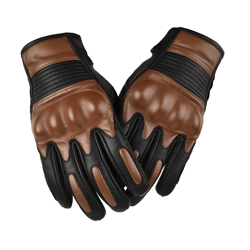Factory price motorcycle hand gloves leather for winter motorcycle