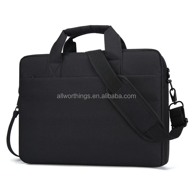 MOQ 3pc In Stock High Quality14 Inch Nylon Laptop Bag With Handle and Shoulder Strap