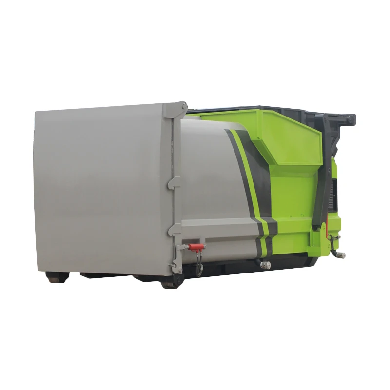 5 6 8 10 12 14 16 18 20 25 Cbm Mobile Garbage Compactor Container Waste Compactor Box