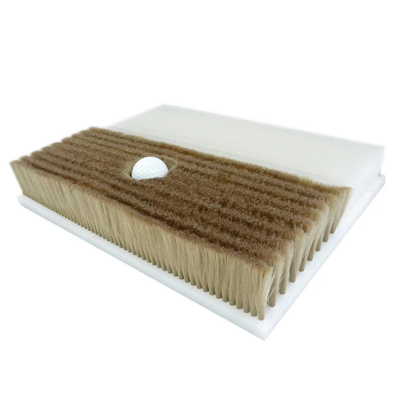 Custom 2 in 1 Real Simulation Golf Bunker Hitting Mat Swing Trainer with ABS Base for Golf Driving Range Chipping Training