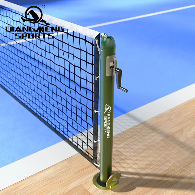 Hot sale Outdoor Tennis Court Net And Fixed Round Pipe Tennis Post Paddle Net Pole Post Pickleball Pole System