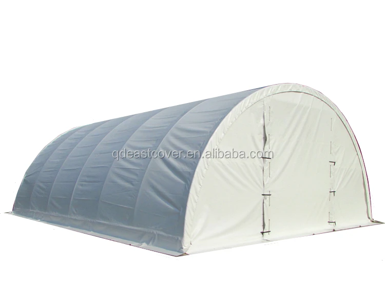 SS304015 Single Trussed Galvanized Steel Tube Frame Dome Storage Shelter