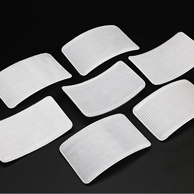 Used for Sofa White or Black Double Side Adjustable Reusable pp Plastic Injection Hook Loop Fastener Tape