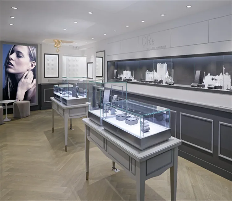 Commercial Jewelry Showcase Interior Design Ideas Jewellery Shop Furniture Design Custom Jewelry Showroom