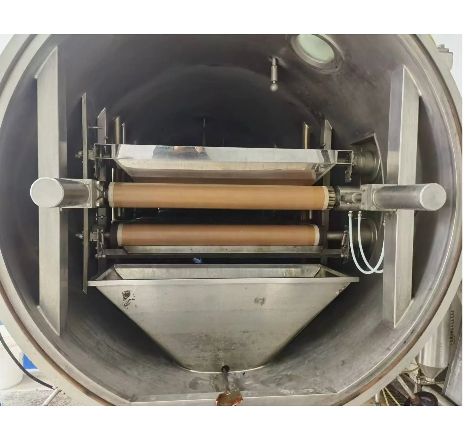 Professional Continuous Vacuum Dryer Coffee Powder instant tea New Automatic Industrial Belt Dryer